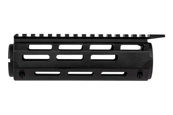 Guntec USA black anodized drop in M-LOK AR15 handguard for carbine secures with 4 screws